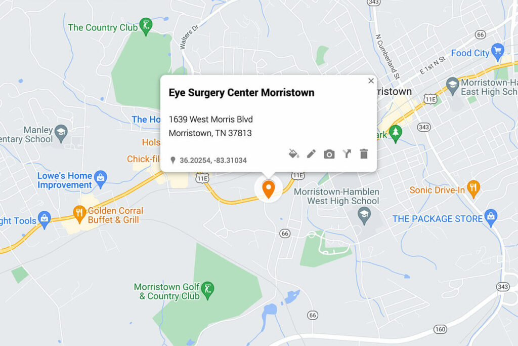 ESC Morristown Location Map